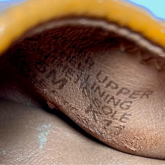 Tory Burch Eddie Ballet Flats Royal Tan Patent Leather Slip On Size 6.5 Medium - Picture 5 of 14